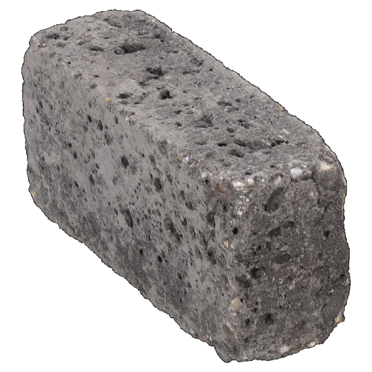 Old Dutch rijnformaat 15x5x7 cm Antraciet
