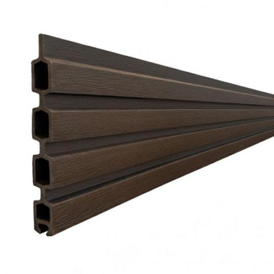 Enkele aluminium poort horizontaal met toebehoren en vulling 100x160 cm Zwart + Rhombus Donkerbruin