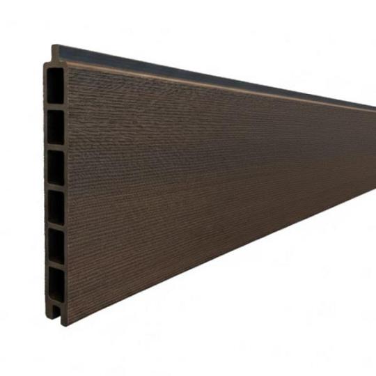 Enkele aluminium poort horizontaal met toebehoren en vulling 100x160 cm Zwart + Geborsteld Donkerbru