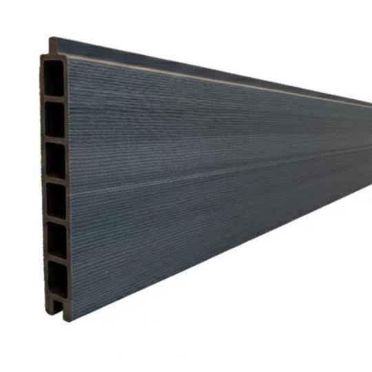 Dubbele aluminium poort horizontaal met toebehoren en vulling 200x160 cm Zwart + Geborsteld Antracie