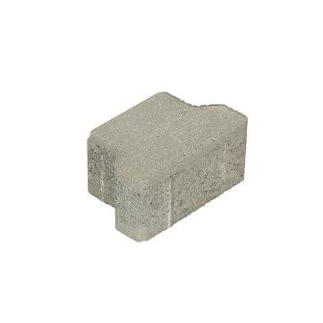 Halve (48st \ lg) H-Profielsteen 8cm KOMO grijs met deklaag