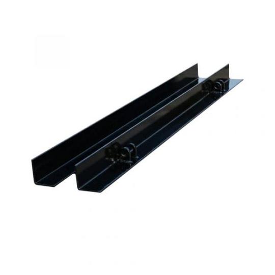 Zichtlijsten set (2 stuks) tbv enkele aluminium poort