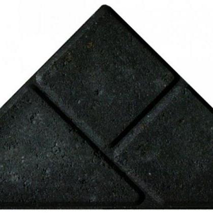 Bisschopsmuts BSS 12 cm KOMO zwart met deklaag