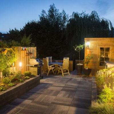 Soft Comfort 60x60x6 cm Grijs/Zwart