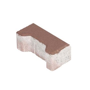 Passtuk (16st begin en 32st halve \ lg) H-Profielsteen 10cm KOMO heidepaars met deklaag