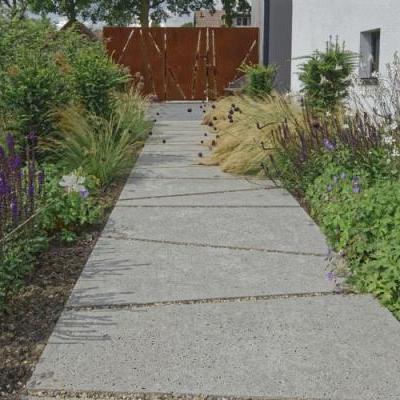 Schellevis trapezium 120x60/30x8cm Antraciet