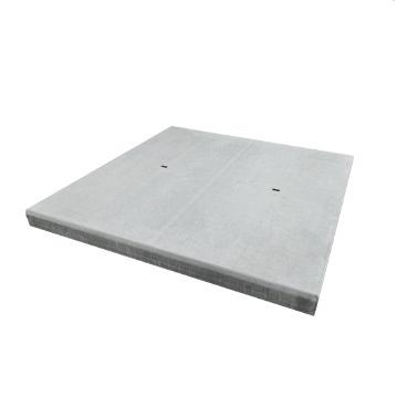 X-Con Industrieplaat 200x150x16 cm stroef enkel net met hijsvoorziening
