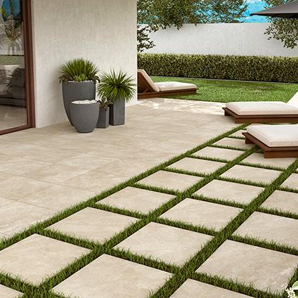 Keramische Tuintegel full body Montana 60x60x2 cm OP = OP