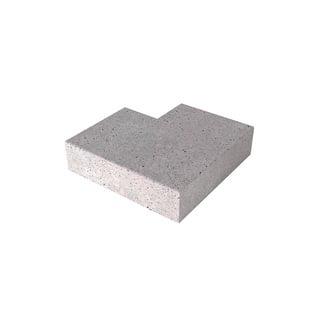 Schellevis hoekstuk trapelementen buiten 90° Grijs (37x15cm)