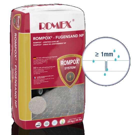 Romfix Polymeer voegzand Steengrijs