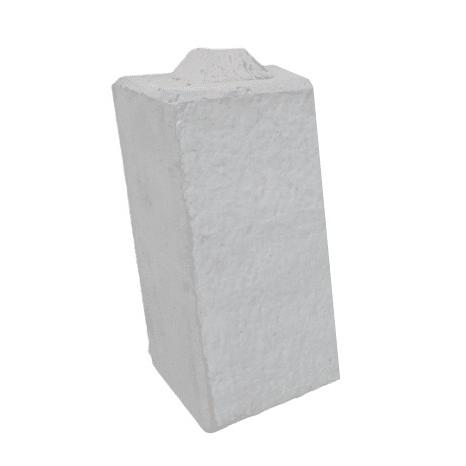 Betonblok LxBxH 40x40x80cm met noppen, zonder lepelgaten