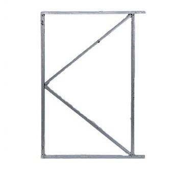 Poortframe gegealvaniseerd 100x155cm (bxh) incl. stelogen