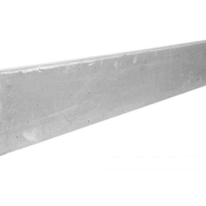 Betonplaat tweezijde glad wit 184x36x3,4cm (lxbxd)