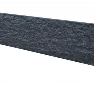 Betonplaat tweezijde graniet motief antraciet 184x36x4,8cm (lxbxd)