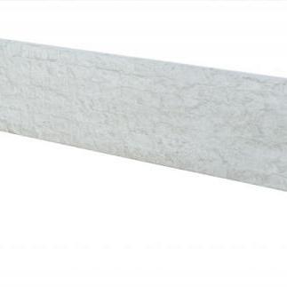 Betonplaat tweezijde graniet motief wit 184x36x4,8cm (lxbxd)