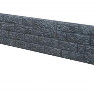 Betonplaat tweezijde romeins motief antraciet 184x36x4,8cm (lxbxd)