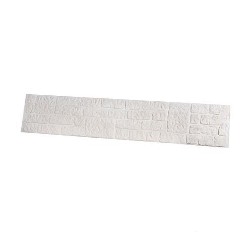 Betonplaat tweezijde romeins motief wit 184x36x4,8cm (lxbxd)
