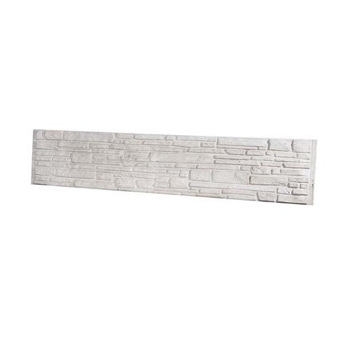Betonplaat tweezijde donau motief wit 184x36x4,8cm (lxbxd)