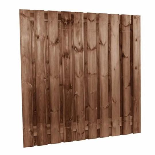 Tuinscherm 19 planken extra duurzaam geïmpregneerd hout 180x90cm (bxh)