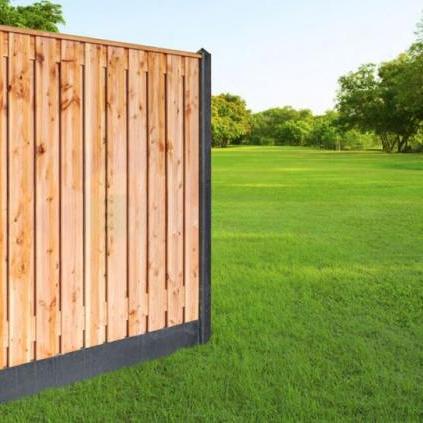 Tuinscherm 21 planken douglas hout 180x180cm (bxh)