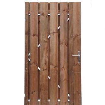 Tuinpoort extra duurzaam geïmpregneerd hout 100x100cm (bxh) incl. gegalvaniseerd frame en stelogen