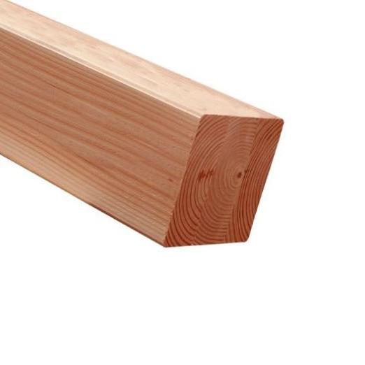 Rood geïmpregneerd balk tbv poort 4.4x9.8x540cm