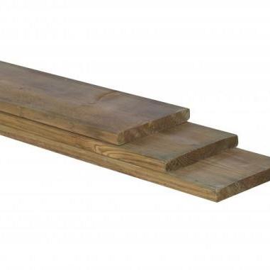 Plank Bruin extra duurzaam geïmpregneerd 1.8x14x180cm