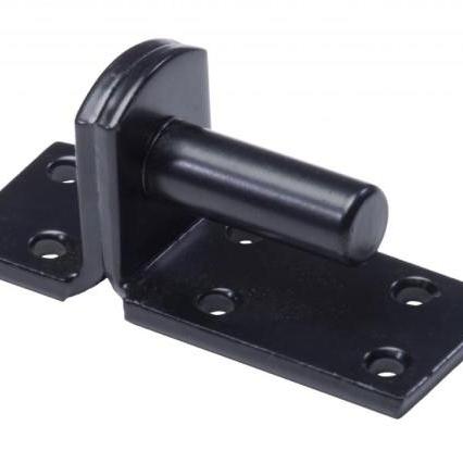 Plaatduim zwart gepoedercoat 40x100mm