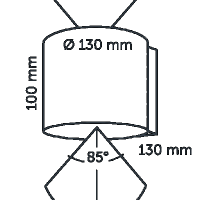 Inlite Halo Up-Down 100-230V Black