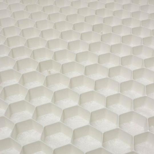 EuroGravel Plus splitplaten 120x100x3cm Wit