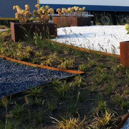 Multi-edge METAL 100x17,5x0,1cm Corten