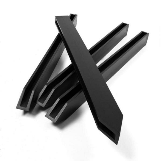 Multi-edge ECO paaltjes hoogte 40cm Zwart (Set 10 stuks)