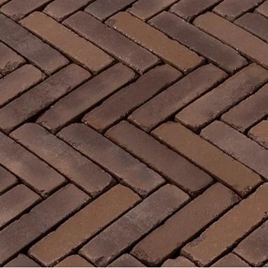 Gebakken Waalformaat Oorspronkelijk bruin 200x50x60mm getrommeld Bruin