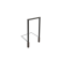 Gepoedercoat staal pergola recht 200 cm inclusief betonpoer Antraciet