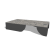 Aluminium salontafel Savuto 160 x 80 x 30 cm met tafelblad Adia Zwart