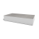 Aluminium salontafel Vittoria 160 x 80 x 30 cm met tafelblad Adia Wit