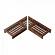 Ultra Drain Cortenline Straight Rooster L-hoek 6.5x15x2cm