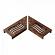 Ultra Drain Cortenline Wave Rooster L-hoek 6.5x15x2cm