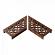 Ultra Drain Cortenline Designo Rooster L-hoek 6.5x15x2cm