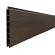 WPC Schutting vulling 10 planken Donkerbruin Geborsteld