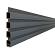 WPC Schutting Plank Antraciet Rhombus 180cm