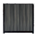 WPC Schutting Compleet Verticaal incl. 1 paal 184 x188 cm Zwart + Antraciet Rhombus Schaduw