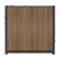 WPC Schutting Compleet Verticaal incl. 1 paal 184 x188 cm Antraciet + Teak Rhombus
