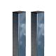 Stalen paal tbv enkele composiet poort 80x80x260 cm  - Antraciet