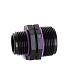 Self-seal verloopnippel 2x buitendraad 1x1/2 inch