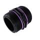 Self-seal nippel 2x buitendraad 2 x 2 inch