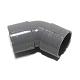PVC bocht 45 graden 2x lijmmof 32mm