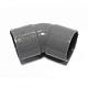 PVC bocht 45 graden 2x manchet 40mm