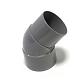 PVC bocht 45 lijmmof/verjongd spie 70mm