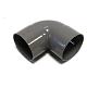 PVC bocht 90 graden 2x lijmmof 75mm